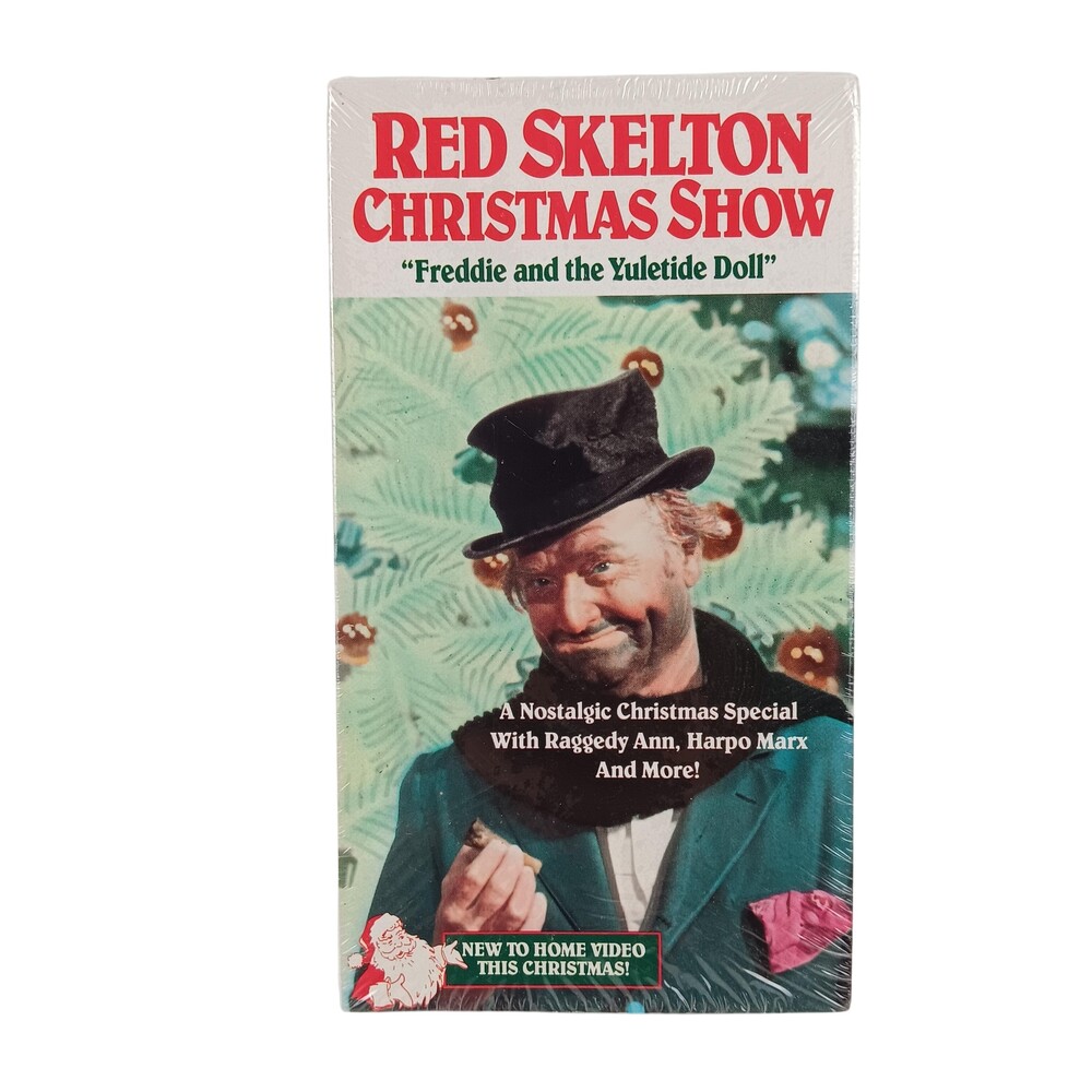 Vintage Red Skelton Christmas Show VHS Freddie and the Yuletide Doll Sealed 1991